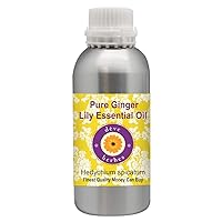 Deve Herbes Pure Ginger Lily Essential Oil (Hedychium spicatum) Steam Distilled 1250ml (42 oz)