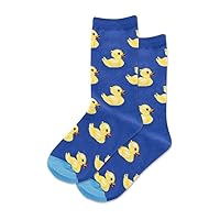 Hotsox Kid's Rubber Duck Crew Socks 1 Pair