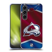 Head Case Designs Officially Licensed NHL Jersey Colorado Avalanche Soft Gel Case Compatible with Samsung Galaxy S24+ 5G