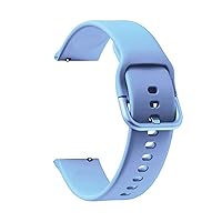 20mm Soft Silicone Band for Huawei GT 2 42mm Smart Watch Sport Bracelet for Honor Magic 2 42mm Wrist Strap Accessories (Color : Light Blue, Size : 22MM)