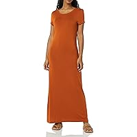 Amazon Essentials Women's Short-Sleeve Maxi Dress