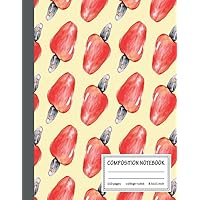 Cashew Nut Composition Notebook: Notebook and Journal For Teens and Everybody