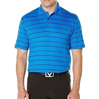 Callaway Men's Big & Tall Golf Performance Color Block Short Sleeve Polo Shirt