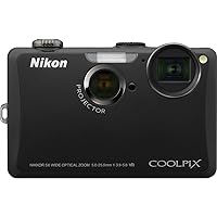 Nikon Coolpix S1100pj 14 MP Digital Camera with 5x Wide Angle Optical Vibration Reduction (VR) Zoom and 3-Inch LCD and Built-in Projector (Black) (OLD MODEL)