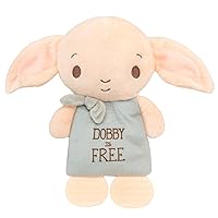 Harry Potter Dobby Teether Plush Toy Crinkle Cloth for Newborn Baby Boys and Girls 10 inches