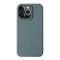 Back Snap Series, Lai Chee Pattern - Premium Leather Snap Cover Case for Apple iPhone 13 Pro (6.1