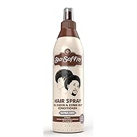 SoftSheen-Carson Sta-Sof-Fro Hair & Scalp Spray Comb Out Conditioner with Lanolin, Extra Dry, 8 fl oz, Brown