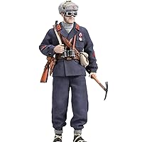 HiPlay Alert LINE Collectible Figure Full Set: WWII Soviet Mountain Infantry Officer, Militarily Style, 1:6 Scale Miniature Male Action Figurine AL100042
