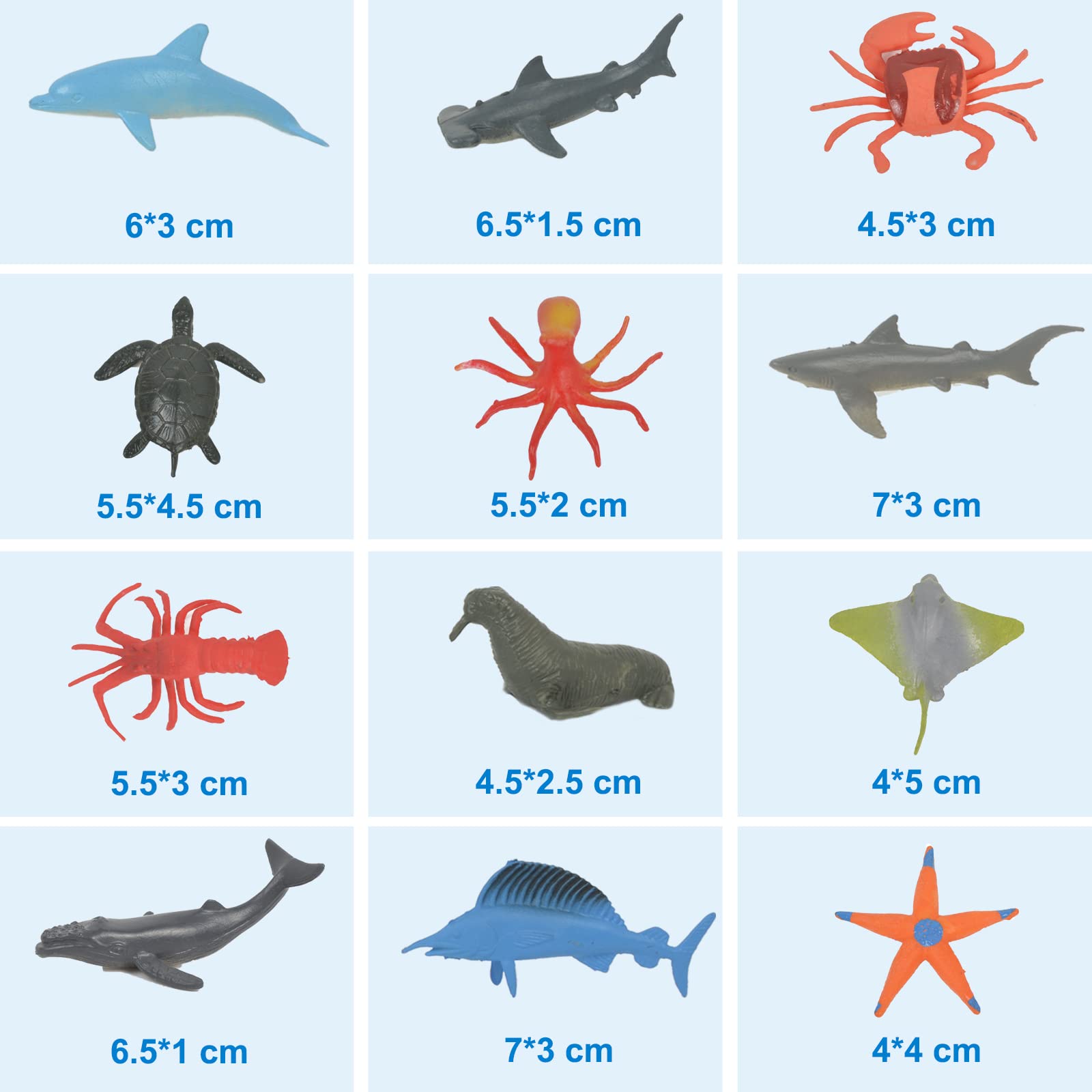 Mua Set of 29PCS Sea Animals Figures with Play Mat, Sea Creatures Toys for  Children Ocean Animals Toys for Kids Under the Sea World Educational  Realistic Figures Playset for Boys & Girls (