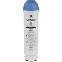 GE Membrane Filter Compatible with Select GE Under Sink Filtration Systems Including GXRQ18NBN, GNRQ18NBN, GXRV40TBN | Replace Every 12 Months | FQ18MN