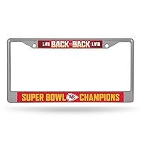Rico Industries NFL Football Kansas City Chiefs Back to Back Champs 12