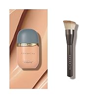 COVER FX Power Play Buildable Medium to Full Coverage Foundation, M3 + Custom Application Brush