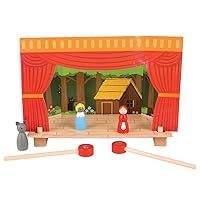 Bigjigs Toys, Magnetic Theatre, Wooden Toys, Puppet Theatres, Magnetic Toys, Puppet Theatres for Kids, Magnetic Toys for Kids, Kids Toys, Hand Puppets