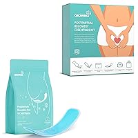 Postpartum Recovery Essentials Kit & 6X Extra Wetness Perineal Cooling Pad
