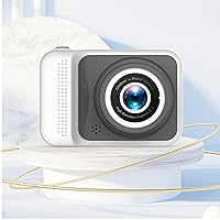 Childrens Cameras Toy Gifts for Boy Kids 3-12 Video Camera 1080P Mini High-Definition Front and Rear 2000W Toys for Kids (White)