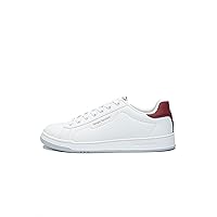 Sergio Tacchini Sleek White Sneakers with Contrast Men's Details