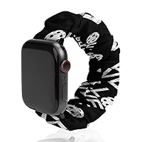 I Love Pickleball Watch Band Compitable with Apple Watch Elastic Strap Sport Wristbands for Women Men