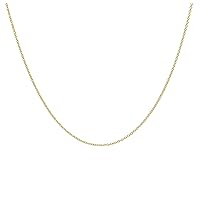 jewellerybox Gold Plated Sterling Silver Adjustable Slider Necklace 24 Inches