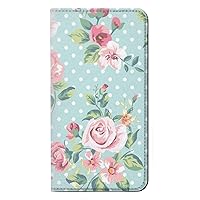 RW3494 Vintage Rose Polka Dot PU Leather Flip Case Cover for OnePlus Nord N10 5G