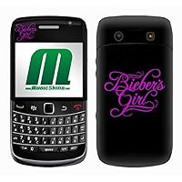 MusicSkins, MS-JB60043, Justin Bieber - Bieber's Girl, BlackBerry Bold (9700), Skin