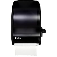 San Jamar Classic Paper Towel Dispenser with Lever for Bathroom, Kitchens, Restaurants, and Cafeterias, Plastic, For Universal 800' 8