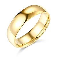 Solid 14k White Gold Band Wedding Ring Plain Milgrain Polished Regular Fit, 6 mm Size 9