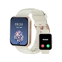 RUIMEN Smart Watches for Women Men (Answer/Make Calls) Compatible with iPhone/Android Phones, 1.85
