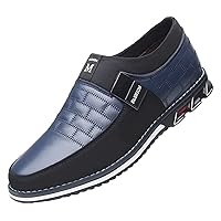 Mens Shoes,Mens Oxford Derby Orthopedic Leather Shoes Mens Casual Shoes Fashion Sneakers Men Walking Shoes Business Office Comfort Loafers Zapatos para Hombre