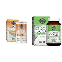 Raw Probiotics for Women and Men Ultimate Care 100 Billion CFU Shelf Stable & Raw B Complex - Vitamin Code - 120 Vegan Capsules, High Potency Vitamins
