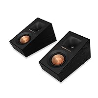 klipsch Reference Next Generation R-40SA Dolby Atmos High-Performance, Horn-Loaded Elevation Surround Speaker Pair for Best-in-Class Immersive Home Theater in Black