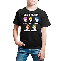 HYBRID APPAREL - Baby Shark - Kids Short Sleeve T-Shirt - Fintastic Family