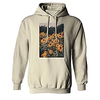 VICES AND VIRTUES 0405. Aesthetic Cute Floral Sunflower Botanical Print Graphic Fashion Hoodie