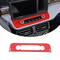 Car Central Navigation Adjustment Button Panel Cover Trim Compatible with Ford Maverick 2022-2024 Center Console Air Conditioner Switch Radio Multimedia Control Knob Button Frame Sticker Accessories