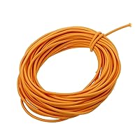 Usew 1/8-Inch (3mm) Orange Heavy Stretch Round String Elastic Cord (Cut of 10 Yards)