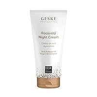 GESKE Recovery Night Cream | Q10 Cream with Collagen & Argan Oil | Moisturizing, Anti-Wrinkle Night Cream | Vegan Formula | Complements SmartAppGuided™ Devices | For Men, Women & All Genders