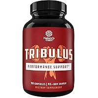 Potent Natural Tribulus Terrestris Extract Supplements, Burn Belly Fat, Build Muscle Pills, Enhance Weight Training and Boost Libido, Male Enhancement Capsules - Tribulus Extreme