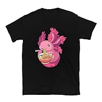 Cute Axolotl Lover T-Shirt, I Axolotl Questions Retro Shirt, Funny Axolotl Tee, Kawaii Axolotl Anime Gifts Tee, Gaming Tshirt