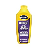 Odor-Fighting X Foot Powder, Yellow, 6.25 Ounce (Pack of 3)