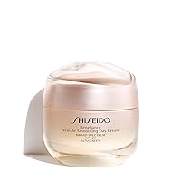 Shiseido Benefiance Wrinkle Smoothing Day Cream - 50 mL - Broad-Spectrum SPF 23 Anti-Aging Moisturizer - Visibly Corrects Wrinkles & Intensely Hydrates - Non-Comedogenic