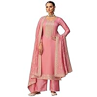 Punjabi Wedding Reception Wear Indian Designer Heavy Palazzo Suit Pakistani Salwar Kameez Dress