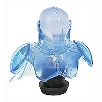DIAMOND SELECT TOYS San Diego Comic-Con 2021 Exclusive Star Wars: The Mandalorian (Light Up Feature Version) Legends in 3-Dimensions 1:2 Scale Bust, Multicolor, 10 inches