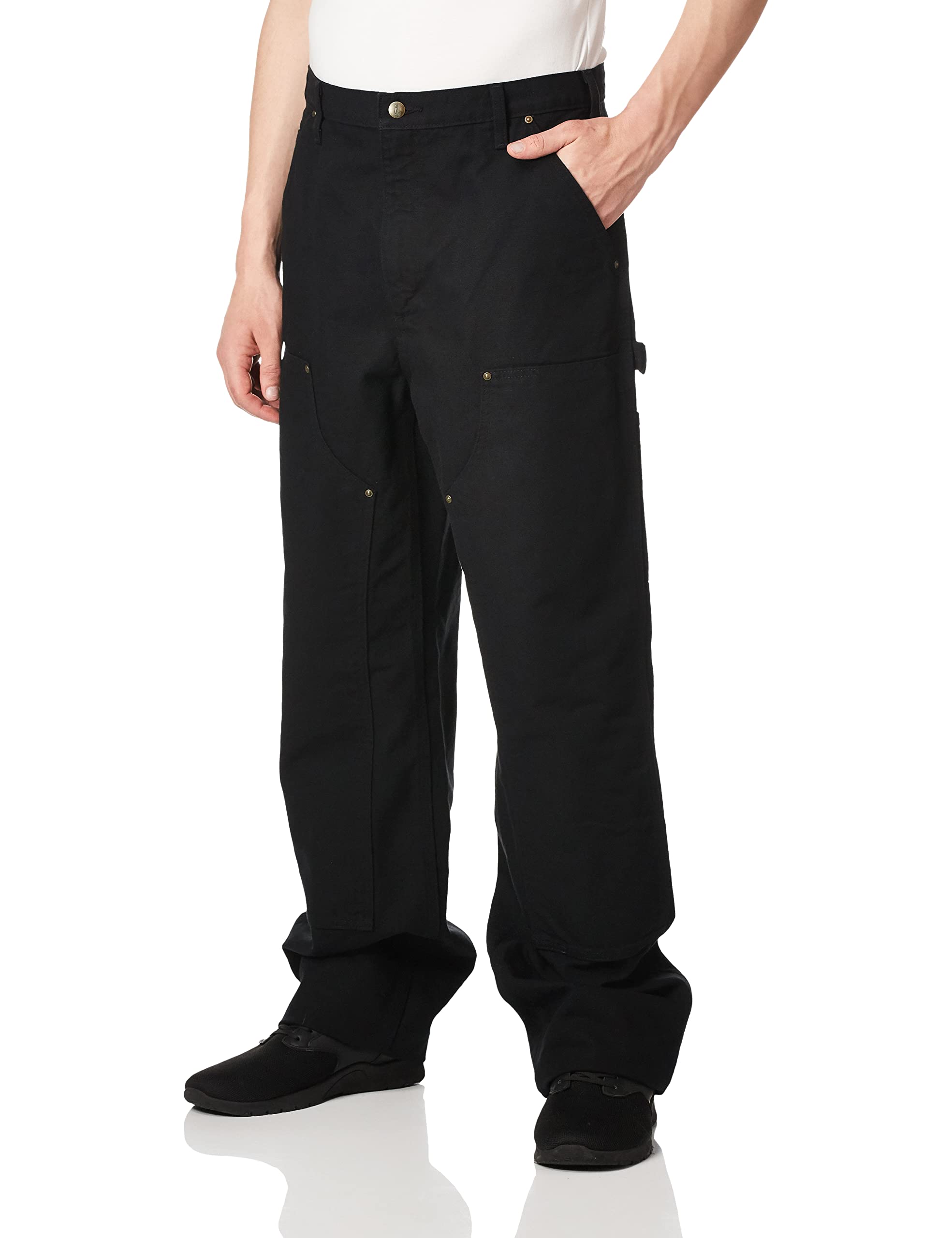 Carhartt Men's Loose Fit Washed Duck Double-Front Utility Work Pant