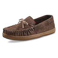 Trapper Men’s Moccasins Shoes, Indoor and Outdoor Leather Slippers