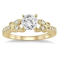 SZUL 3/4 Carat TW Diamond Engagement Ring in 14K Yellow Gold