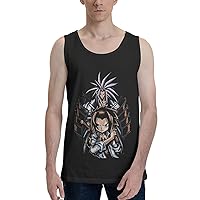 Anime Tank Top Shirt Shaman King Man's Summer Sleeveless T-Shirts Fashion Vest