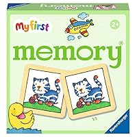 Ravensburger Favorite Things My First Memory® Game for Kids Ages 2 and Up – A Fun & Fast Picture Matching Game