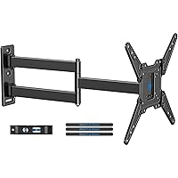 Mounting Dream Long Arm TV Wall Mount for Most 26-65 Inch TVs, 30 Inch Long Extension TV Mount Swivel and Tilt, Full Motion Wall Mount TV Bracket Fit Max VESA 400x400mm,Up to 99 lbs, MD2286-M