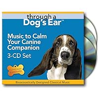 iCalmPet | Through a Dog's Ear: Calm Your Canine Series | 3-CD Box Set | 3-hrs | Specialized Music to Reduce pet Anxiety