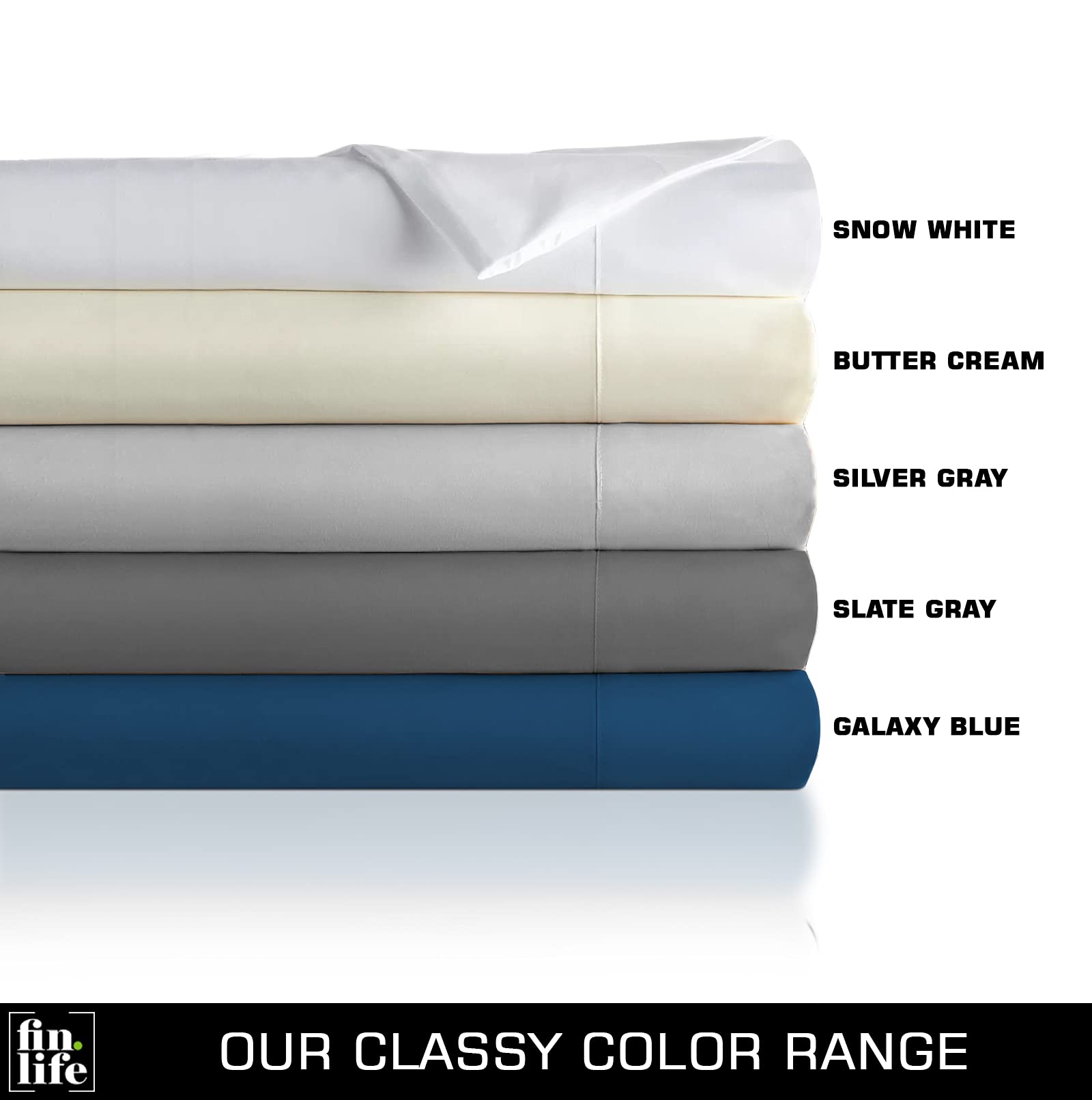 Mua Twin Sheet Set - Twin Size Bed Sheets Set - Slate Grey - 100% Cotton -  400 Thread Count - 3 Piece Bedding 1 Pillow Case, Flat Sheet & Fitted Sheet