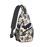 Halloween Bat Sling Bag For Men Women Shoulder Backpack Chest Bags Crossbody Daypack For Hiking Camping Outdoor Trip